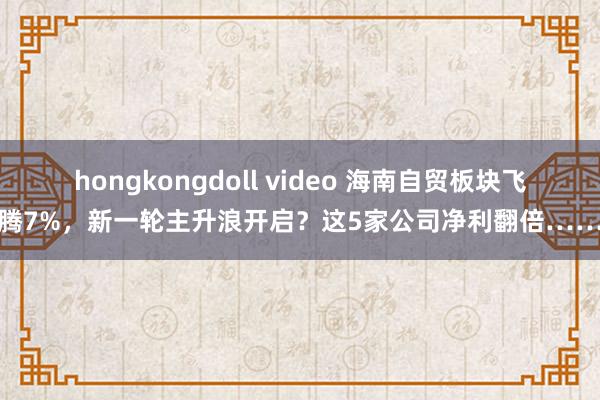 hongkongdoll video 海南自贸板块飞腾7%，新一轮主升浪开启？这5家公司净利翻倍……