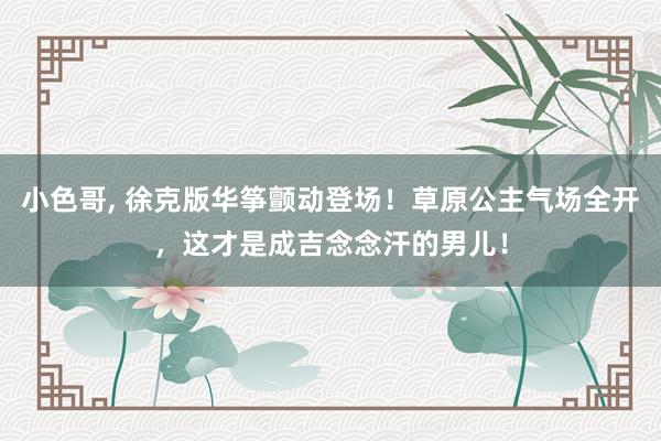 小色哥， 徐克版华筝颤动登场！草原公主气场全开，这才是成吉念念汗的男儿！