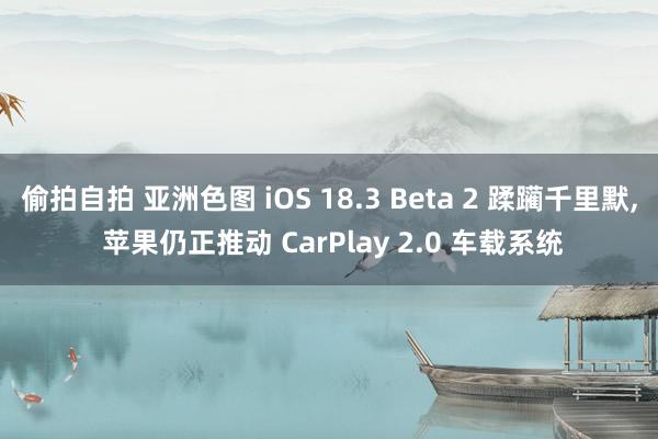 偷拍自拍 亚洲色图 iOS 18.3 Beta 2 蹂躏千里默， 苹果仍正推动 CarPlay 2.0 车载系统